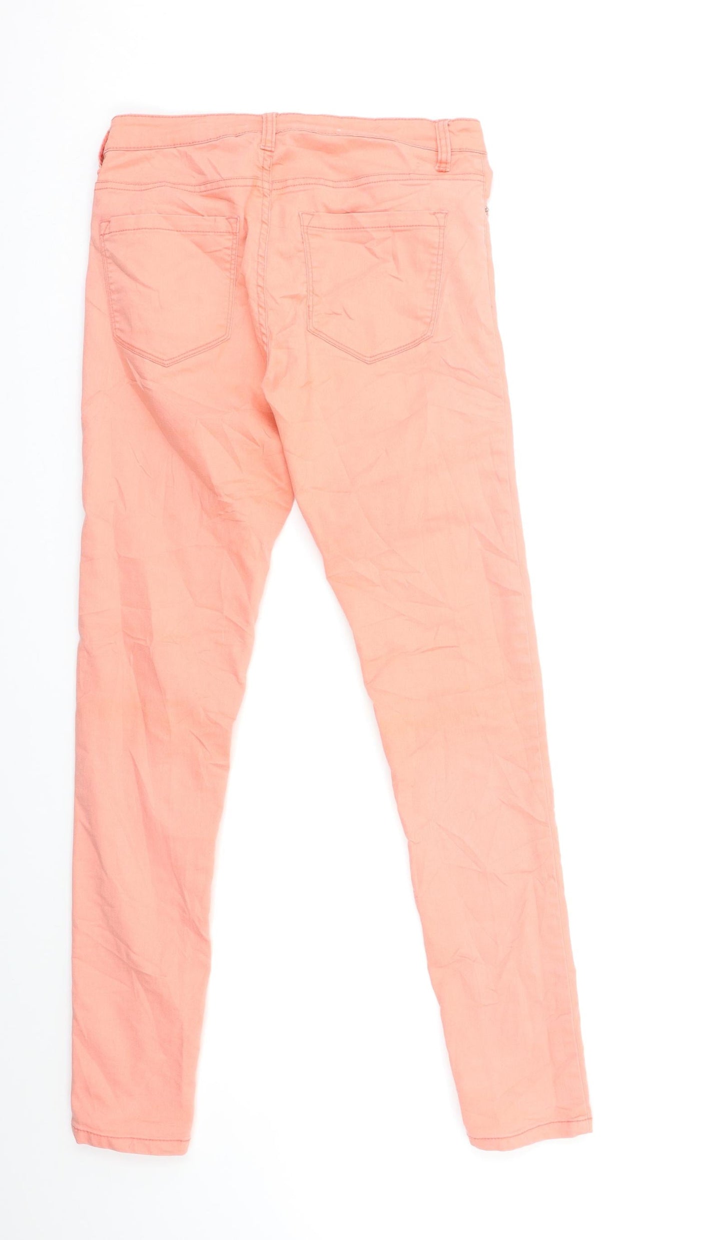 abbey denim Womens Pink  Denim Skinny Jeans Size 29 in L30 in