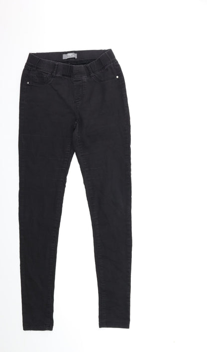 Dorothy Perkins Womens Black  Denim Skinny Jeans Size 8 L31 in