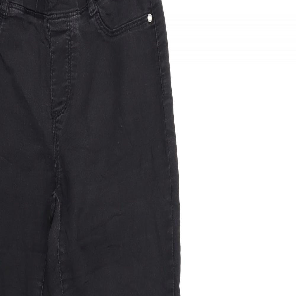 Dorothy Perkins Womens Black  Denim Skinny Jeans Size 8 L31 in