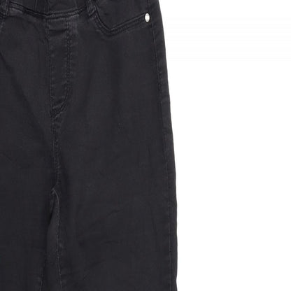 Dorothy Perkins Womens Black  Denim Skinny Jeans Size 8 L31 in