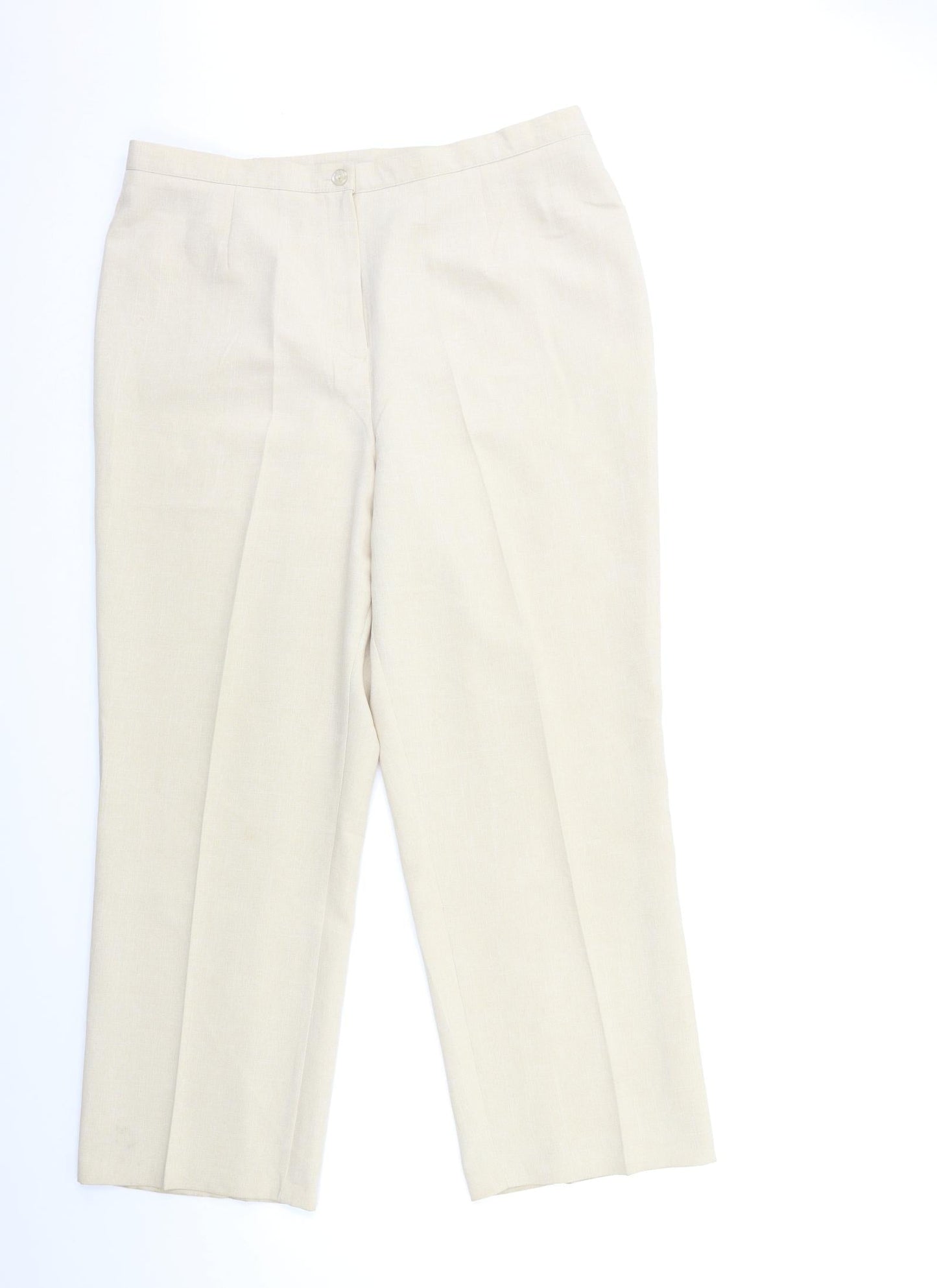 Riddella Womens Beige   Trousers  Size 18 L28 in