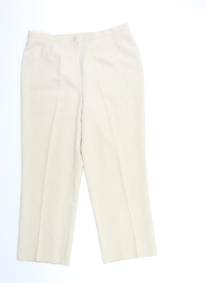 Riddella Womens Beige   Trousers  Size 18 L28 in