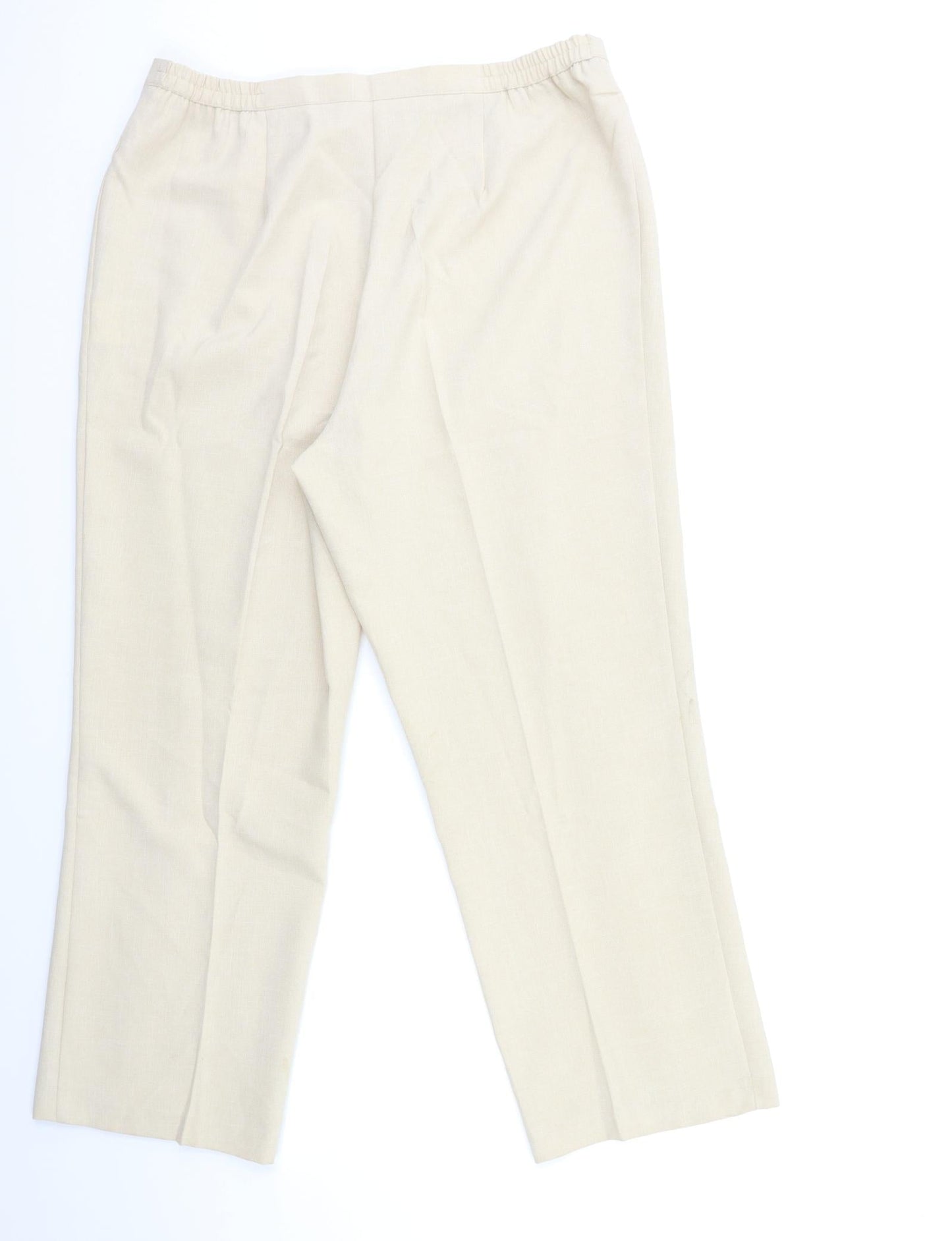 Riddella Womens Beige   Trousers  Size 18 L28 in