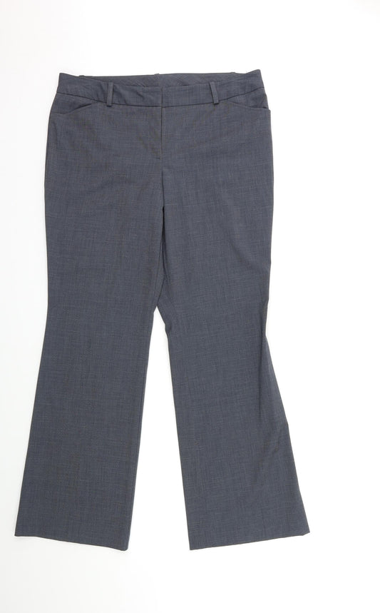 Womens UK Size 12 Worthington Regular Fit  Grey Trousers