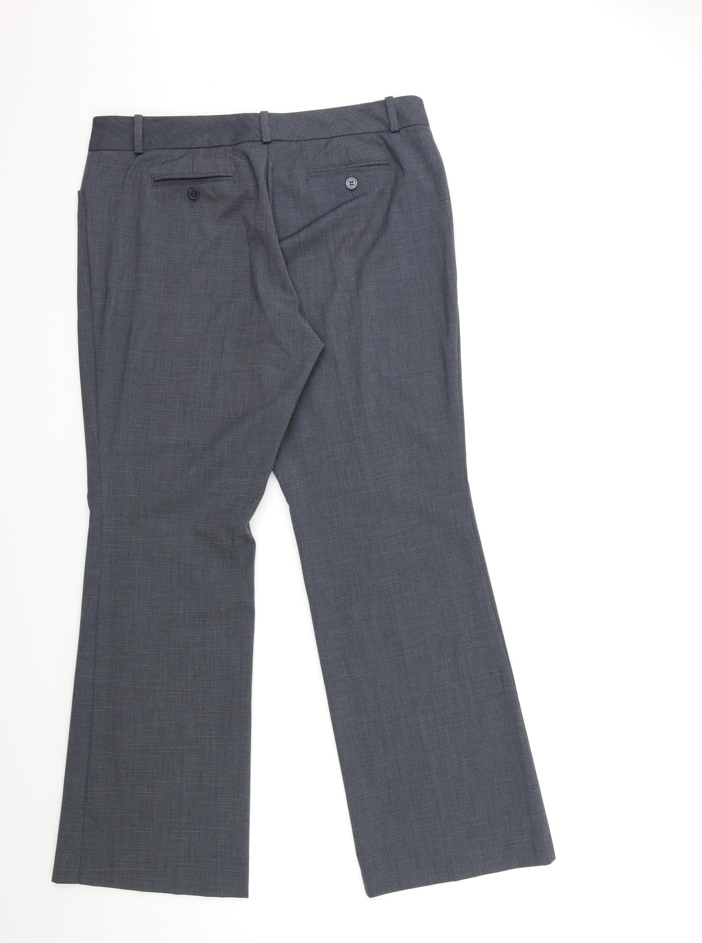Womens UK Size 12 Worthington Regular Fit  Grey Trousers