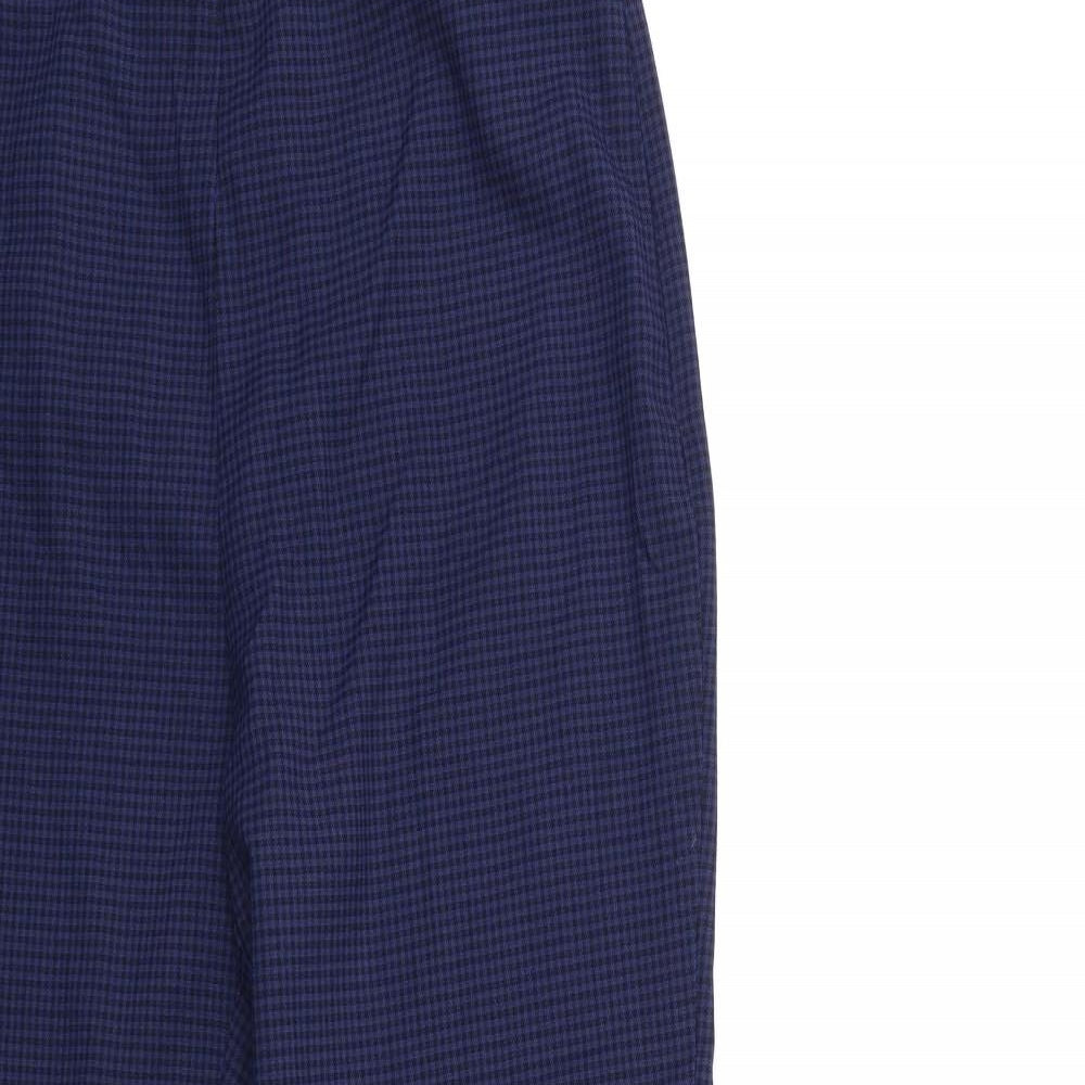 Womens UK Size 12 ISLE Regular Fit  Blue Trousers