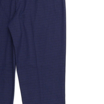 Womens UK Size 12 ISLE Regular Fit  Blue Trousers