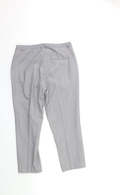 Womens UK Size 8 ASOS Regular Fit  Grey Trousers