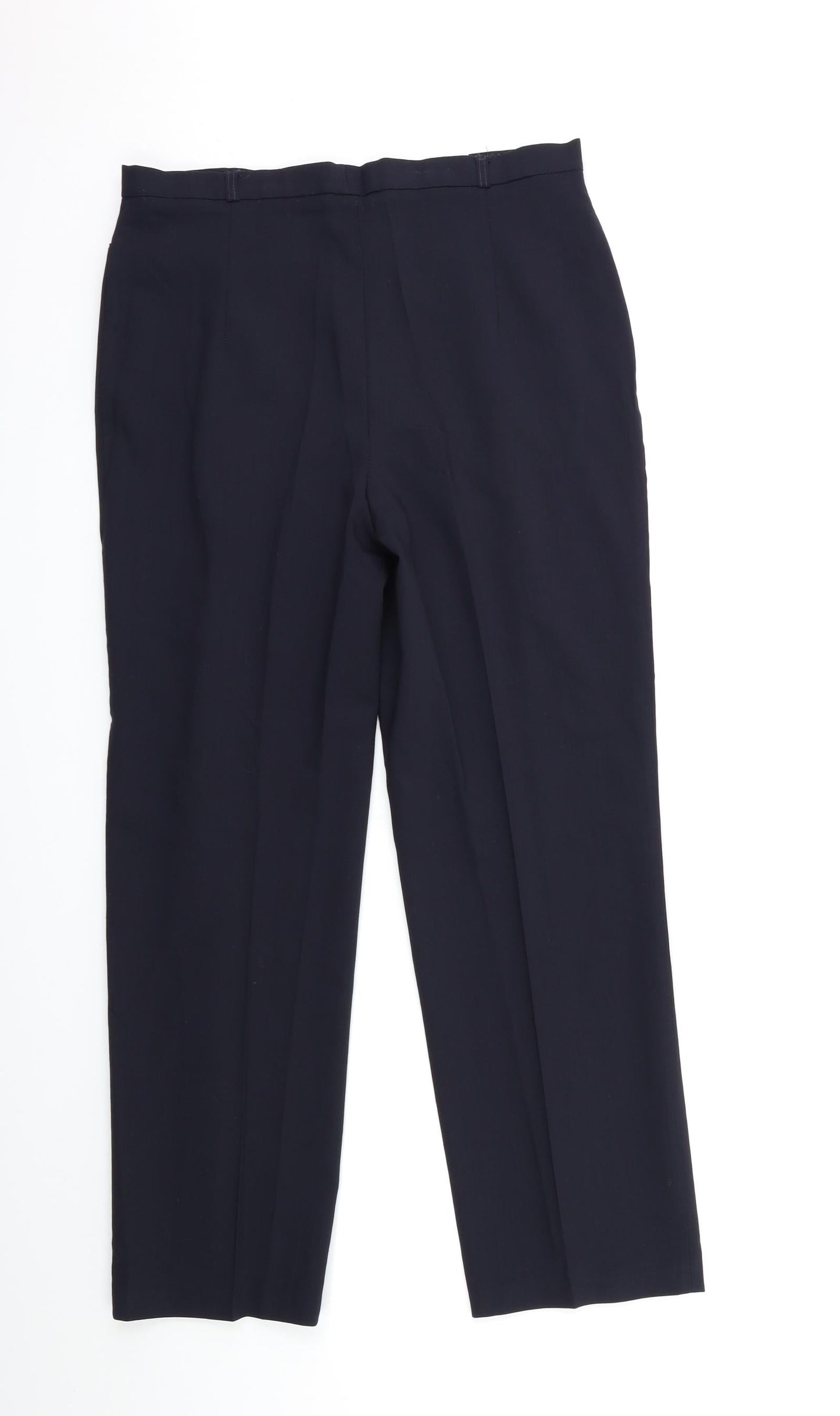 Womens UK Size 10 Preworn Regular Fit  Blue Trousers