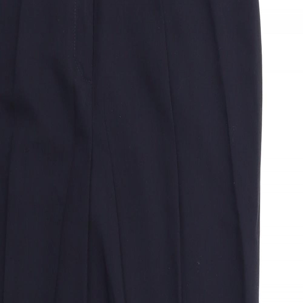 Womens UK Size 10 Preworn Regular Fit  Blue Trousers
