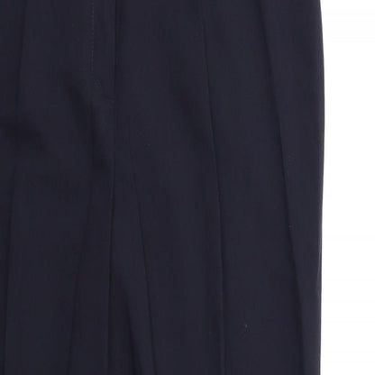 Womens UK Size 10 Preworn Regular Fit  Blue Trousers
