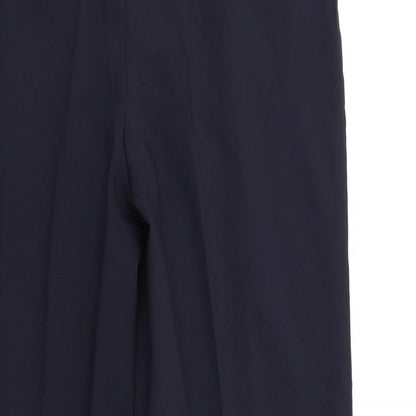 Womens UK Size 10 Preworn Regular Fit  Blue Trousers