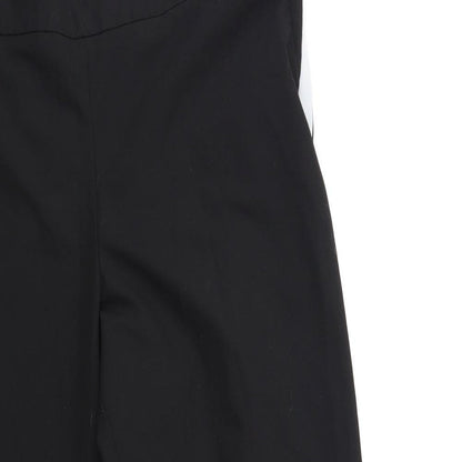 George Womens Black Striped Rayon Trousers  Size 34 in L27 in