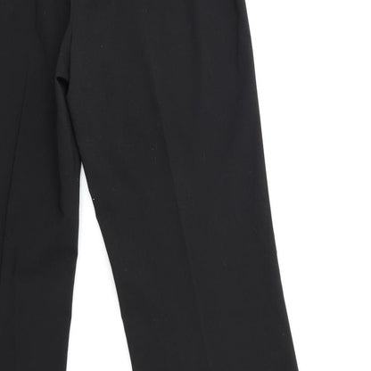 Womens UK Size 10 F&F Regular Fit  Black Trousers