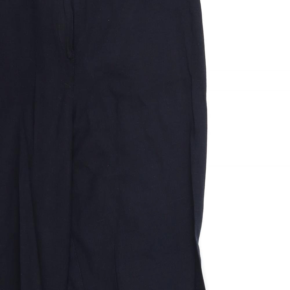 Womens UK Size 14 Lakeland Regular Fit  Blue Trousers