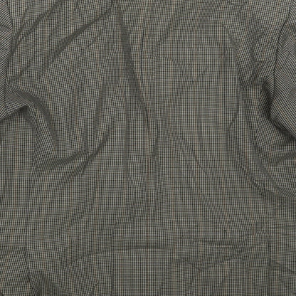 Green Woods Mens Grey Check  Jacket Suit Jacket Size 42