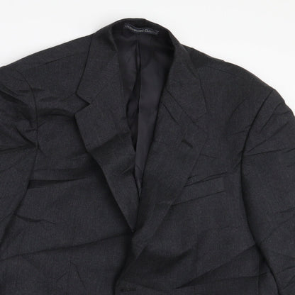 Mens UK Size 42 GREENWOODS Regular Grey Suit Jacket
