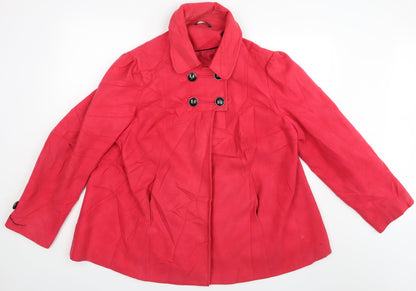 Womens UK Size One Size Preworn Pink Jacket