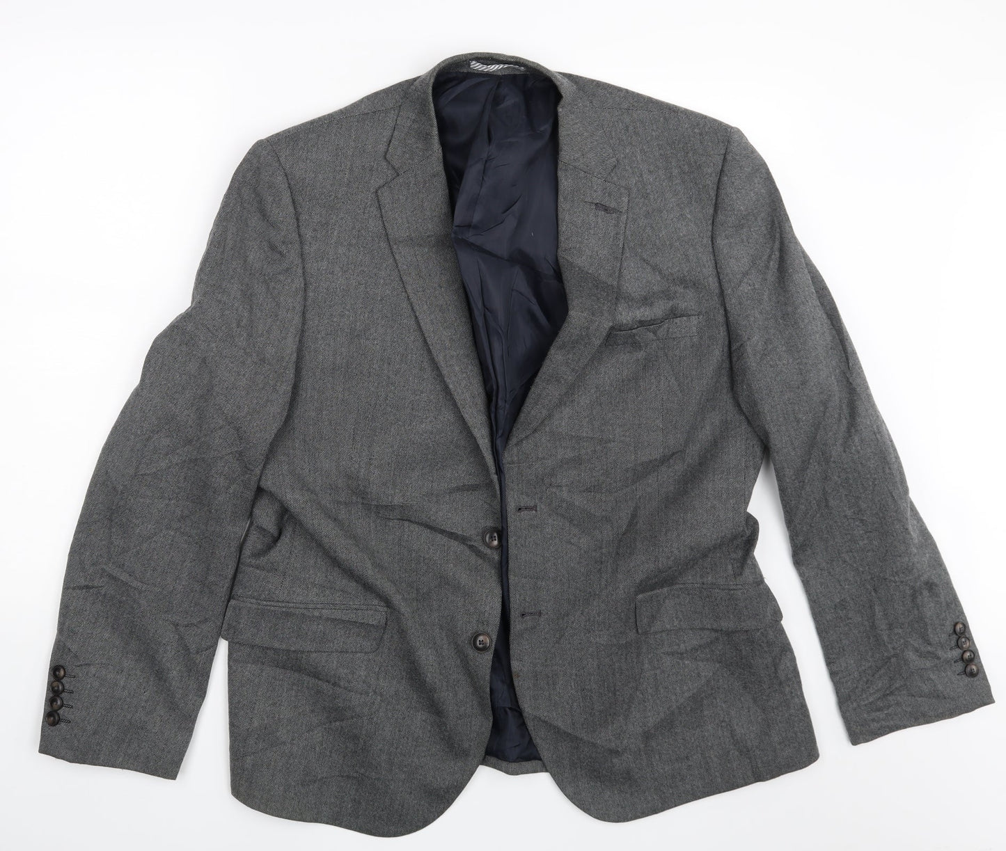 Mens UK Size M M&S Regular Grey Suit Jacket