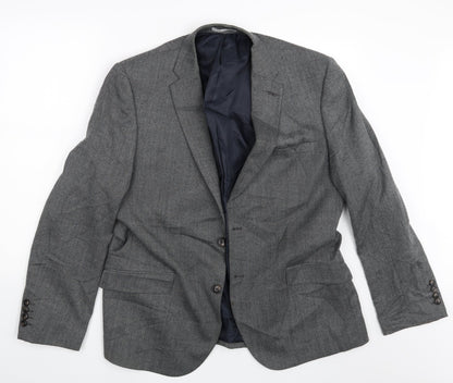 Mens UK Size M M&S Regular Grey Suit Jacket