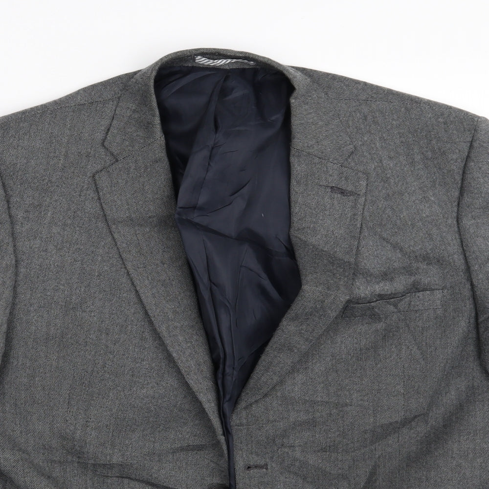 Mens UK Size M M&S Regular Grey Suit Jacket