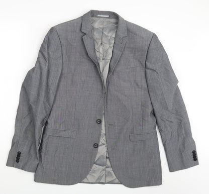 Mens UK Size One Size NEXT Regular Grey Suit Jacket