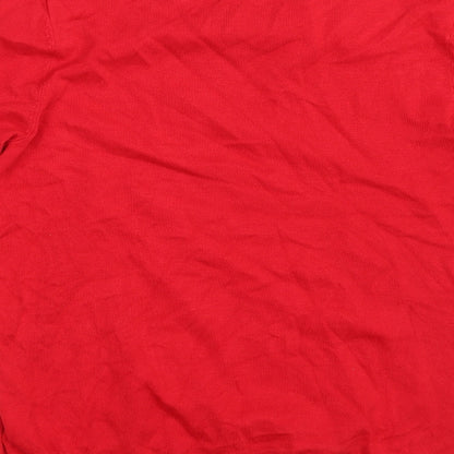 Womens UK Size 12 Papaya Red Pullover Jumper