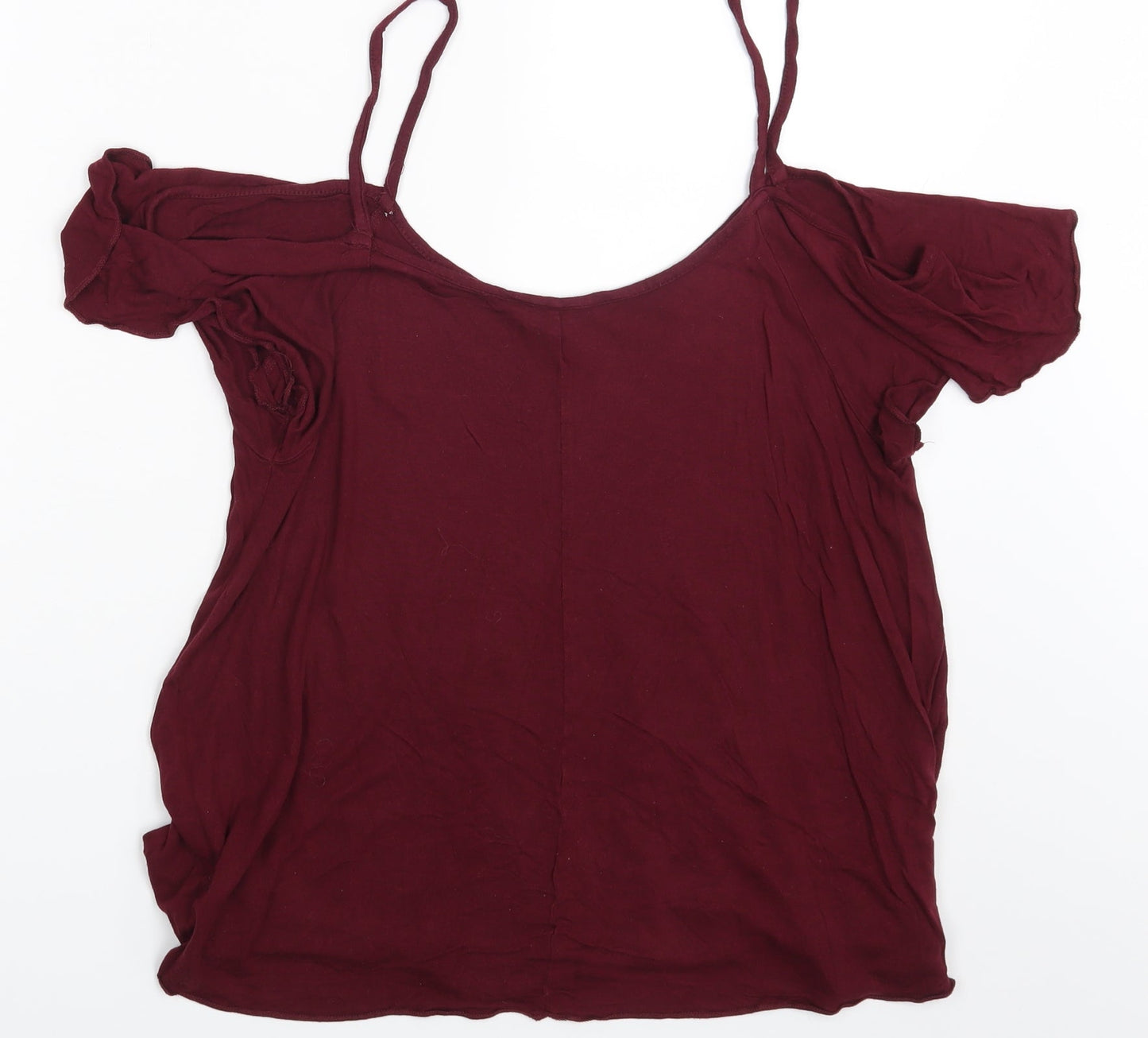 Womens UK Size 12 Peacocks Purple Basic Blouse