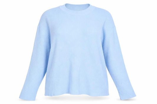 Womens UK Size One Size Afibel Blue Pullover Jumper