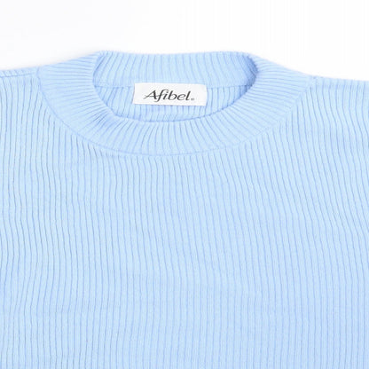 Womens UK Size One Size Afibel Blue Pullover Jumper