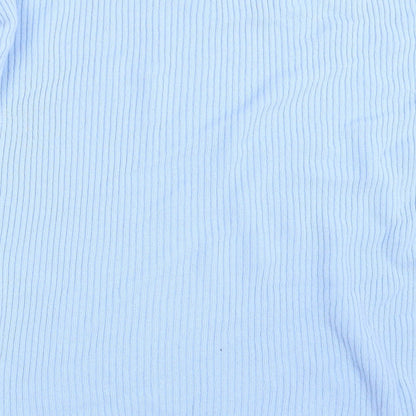 Womens UK Size One Size Afibel Blue Pullover Jumper