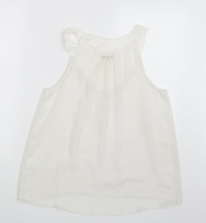 Papaya Womens Ivory   Basic Blouse Size 12