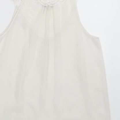 Papaya Womens Ivory   Basic Blouse Size 12