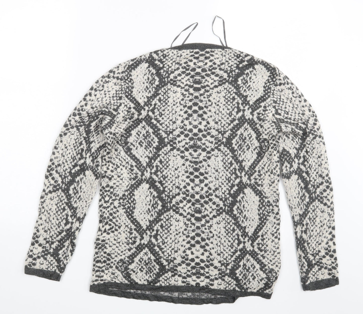 TU Womens Green Argyle/Diamond  Pullover Jumper Size 12