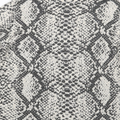 TU Womens Green Argyle/Diamond  Pullover Jumper Size 12