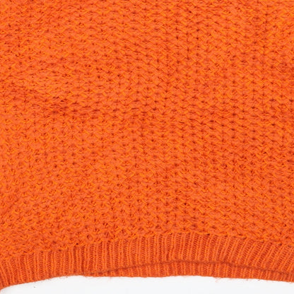 Womens UK Size 12 New Look Orange Pullover Jumper