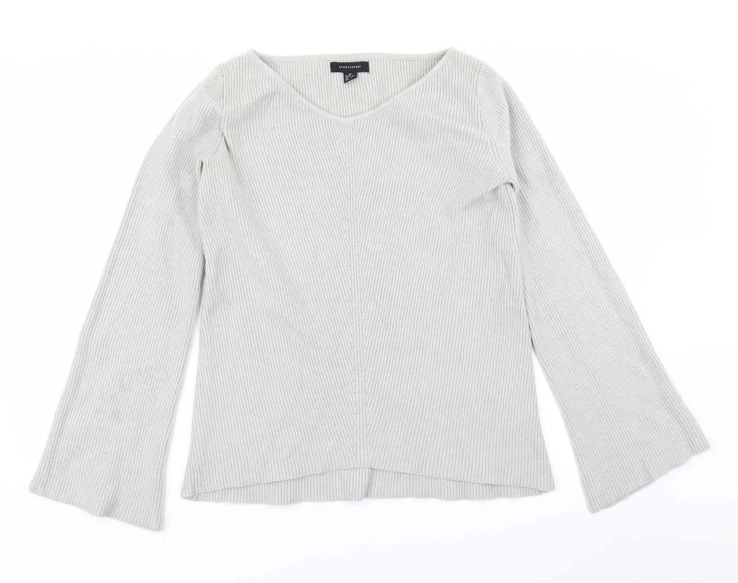 Womens UK Size M Atmosphere Grey Pullover Jumper