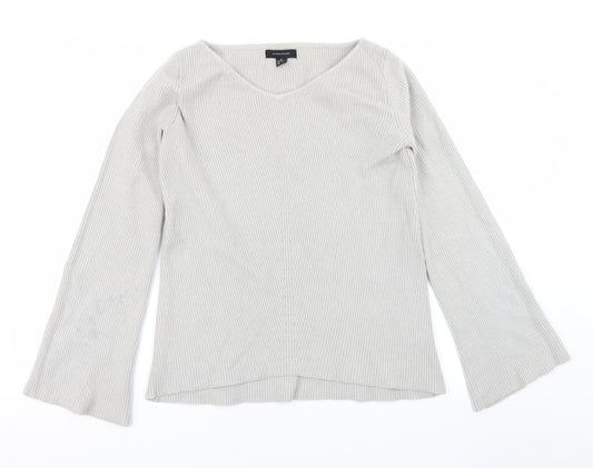 Womens UK Size M Atmosphere Grey Pullover Jumper