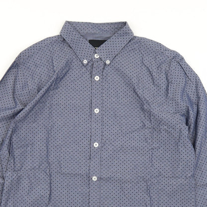 ASOS Mens Blue Polka Dot   Button-Up Size M