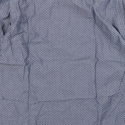 ASOS Mens Blue Polka Dot   Button-Up Size M