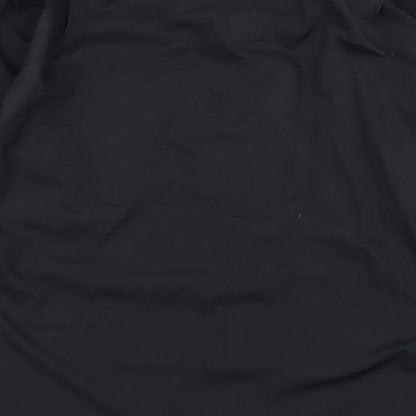 Mens UK Size 16.5 BHS Black  Button-Up Long Sleeve Casual Shirt
