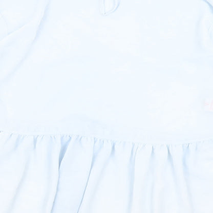 Boohoo Womens Blue   Basic Blouse Size 6