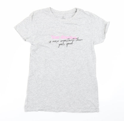 Primark Womens Grey   Basic T-Shirt Size 2XS