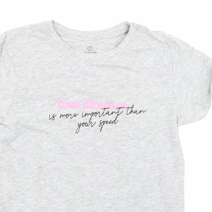 Primark Womens Grey   Basic T-Shirt Size 2XS