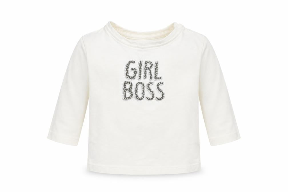 Front view of Primark Baby White Basic T-Shirt, size 3-6, Months