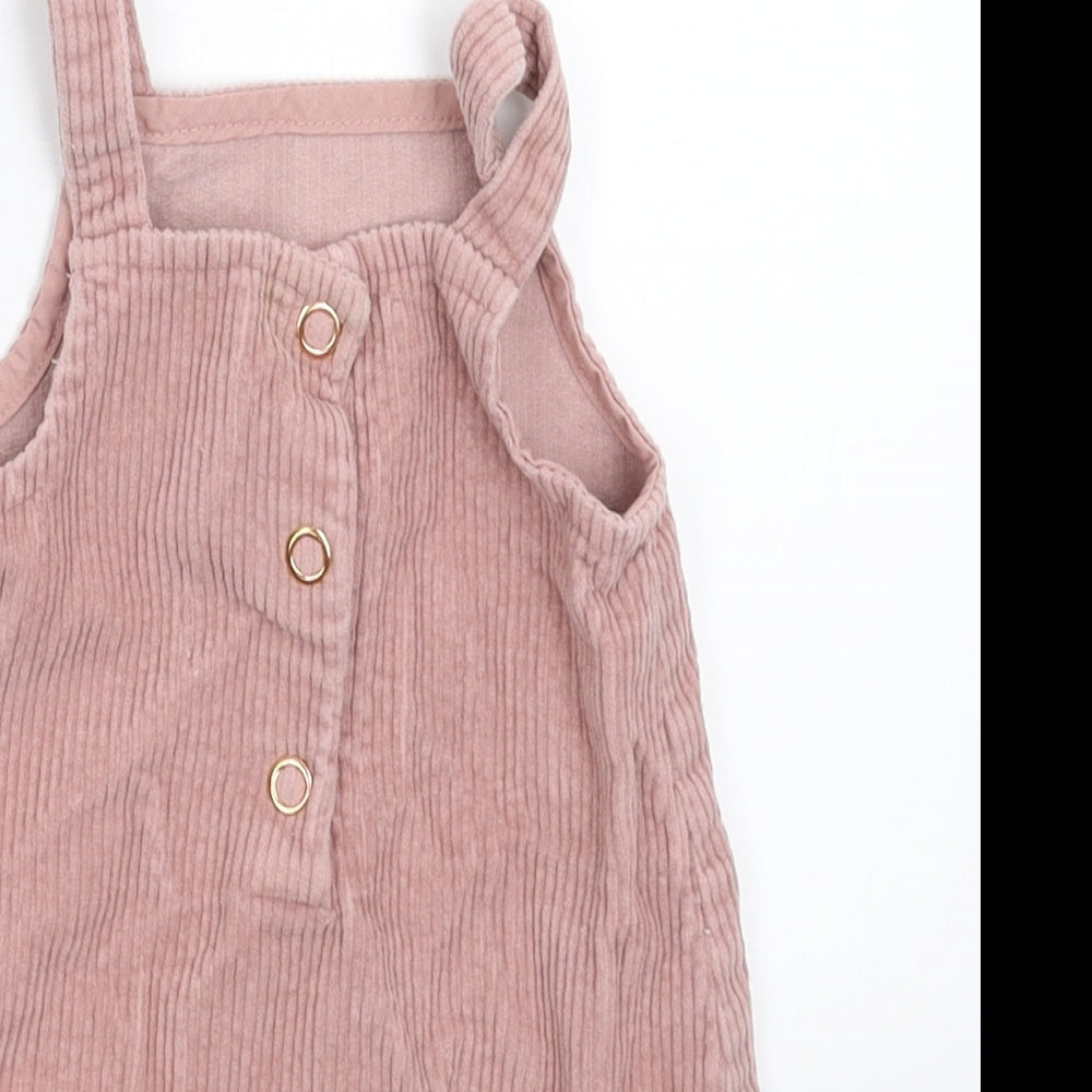 George Girls Beige  Corduroy Tank Dress  Size 9-12 Months