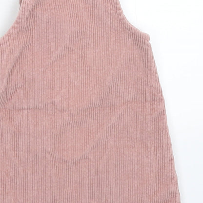 George Girls Beige  Corduroy Tank Dress  Size 9-12 Months