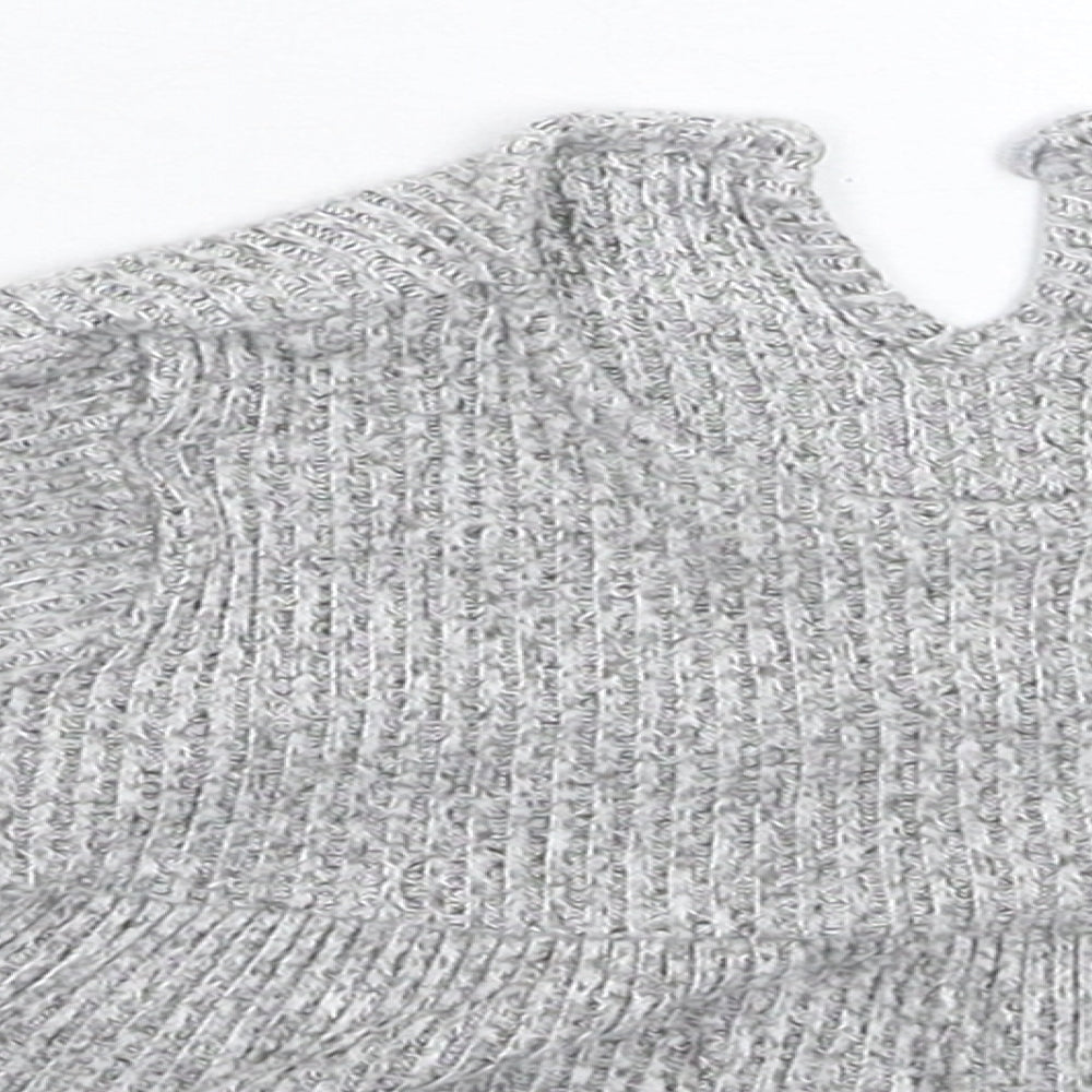 Fred & Flo Girls Grey   Jumper Dress  Size 3-6 Months