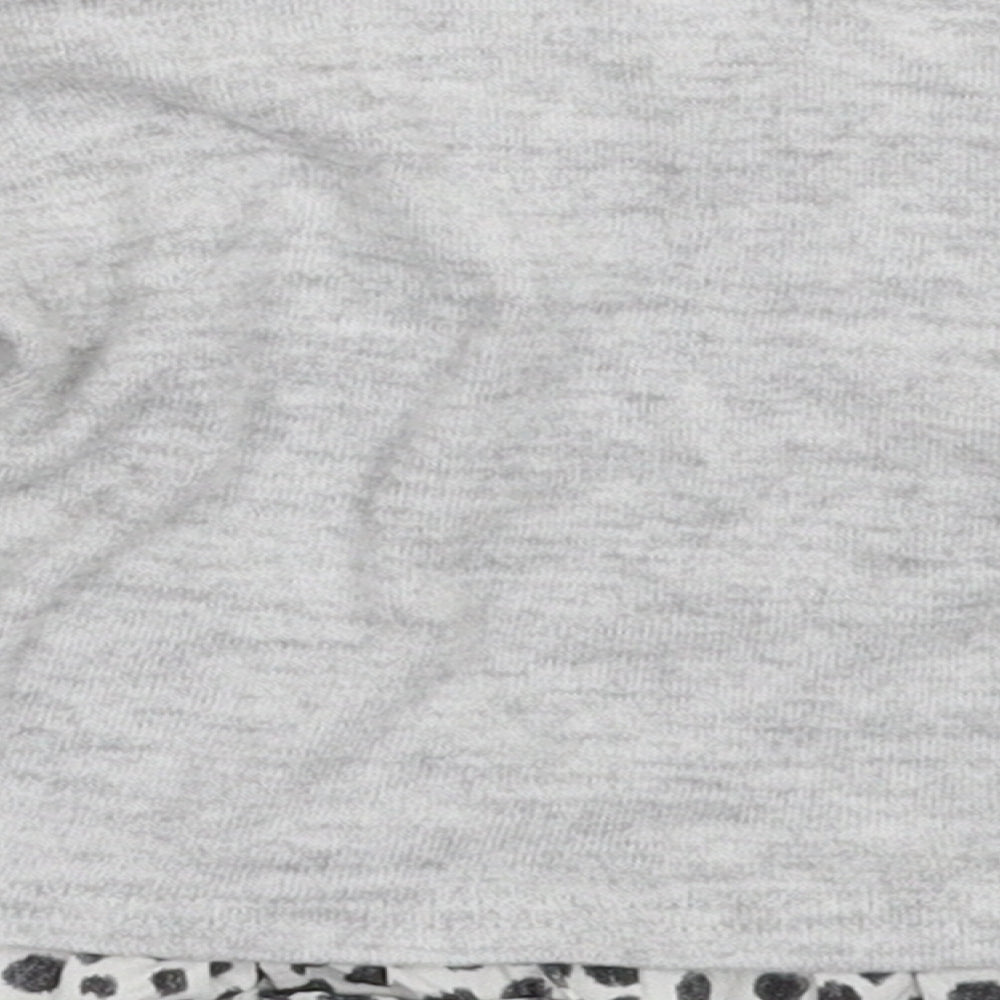 Primark Girls Grey  Knit Pullover Jumper Size 9-12 Months