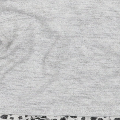 Primark Girls Grey  Knit Pullover Jumper Size 9-12 Months
